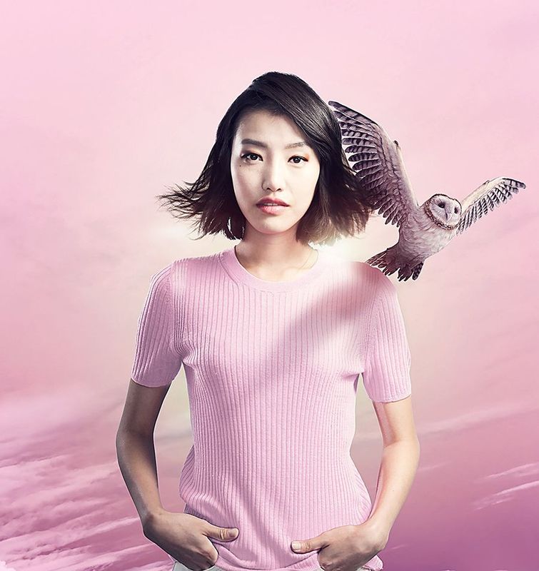 editorial beauty — polished look with soft pink tones